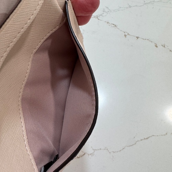 Kate Spade Wallet Colorblock Slim Bifold Pale Dogwood Classic Preowned - Picture 9 of 16